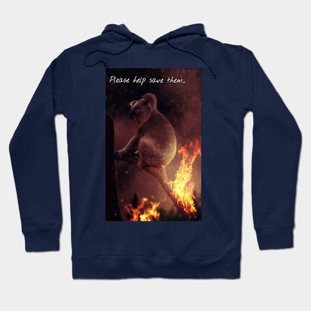 Help Save the Koalas Hoodie by Eclectic Assortment